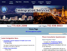 Tablet Screenshot of lasvegasfamilyimmigration.com